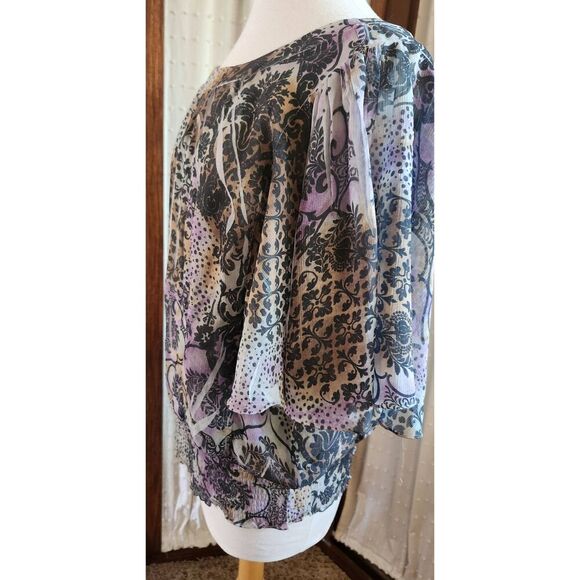 f2 Cato Woman's green pattern blouse - Picture 12 of 12